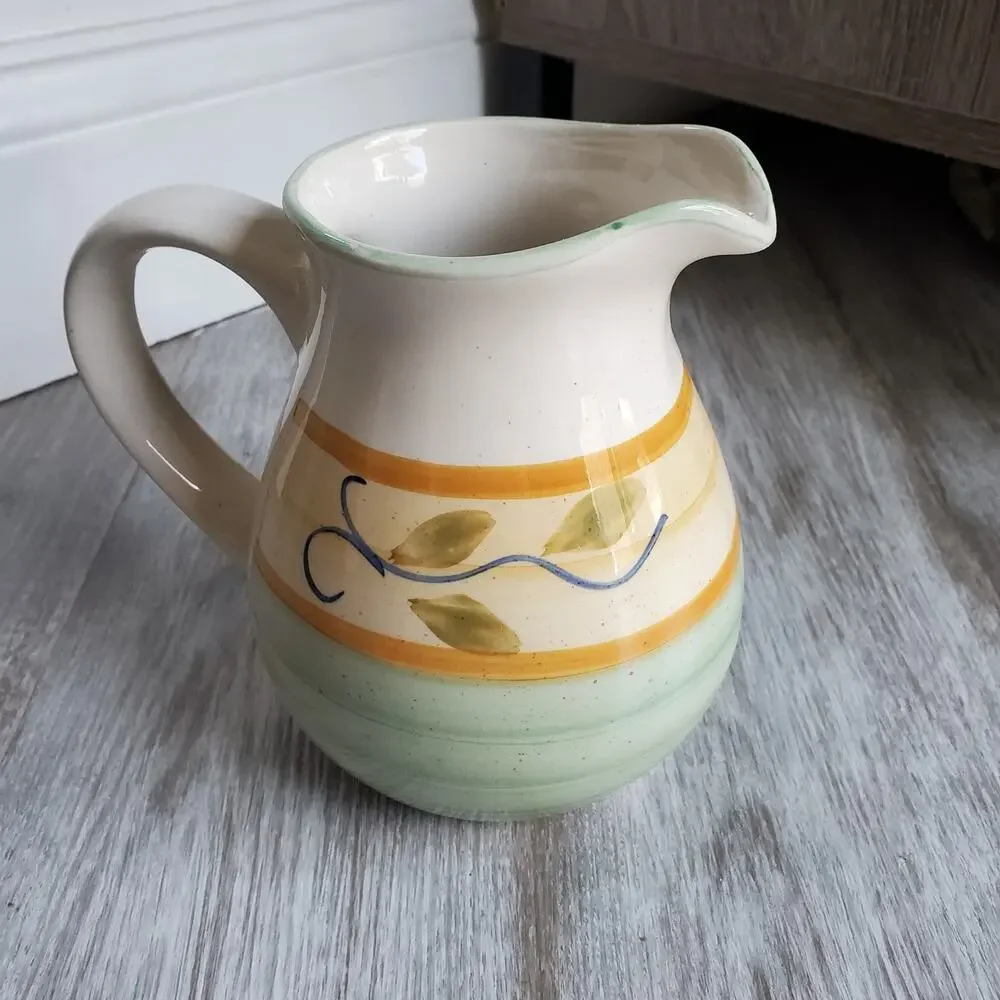 Vintage WLC Porcelain Milk Pitcher 1 Qt
